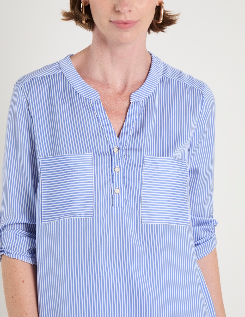 Blusa manga 3/4 para mujer 4