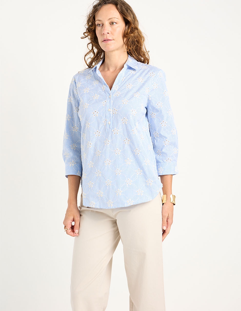 Blusa manga 3/4 para mujer 2