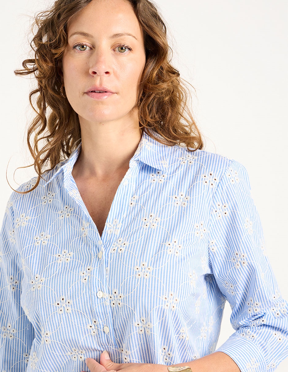 Blusa manga 3/4 para mujer 4