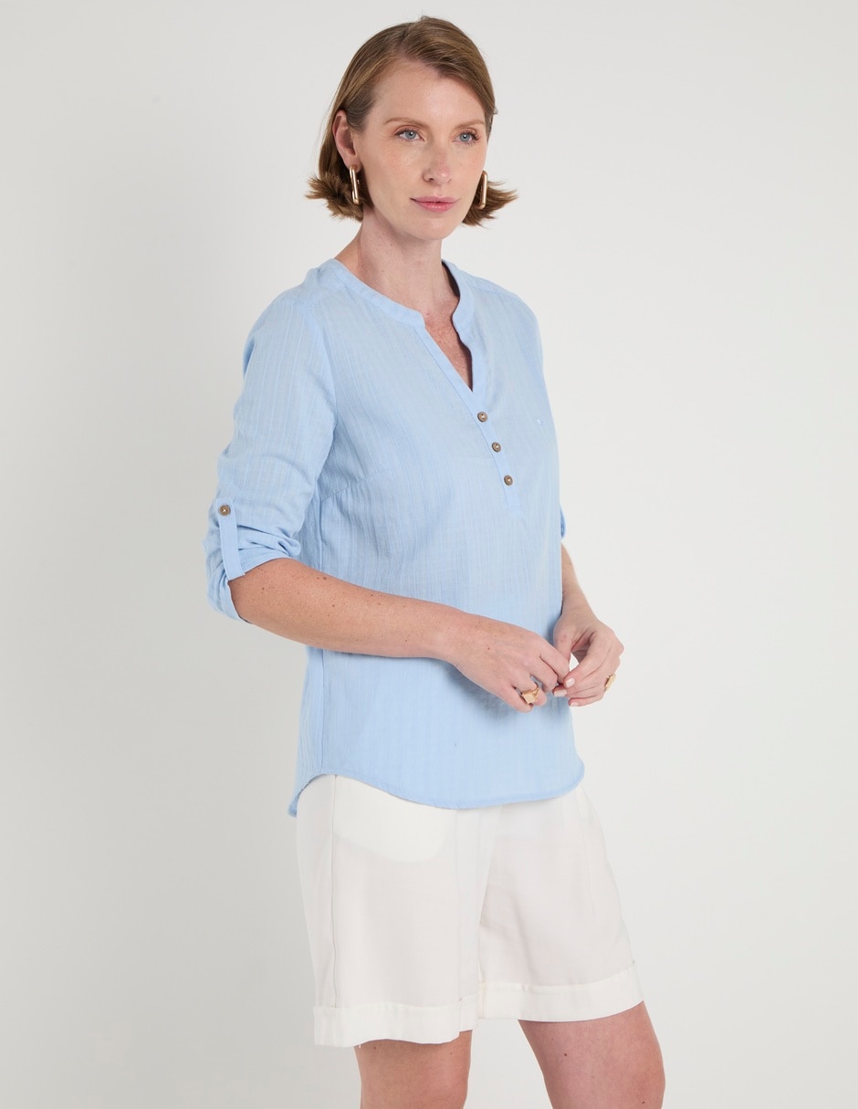 Blusa manga 3/4 para mujer 2