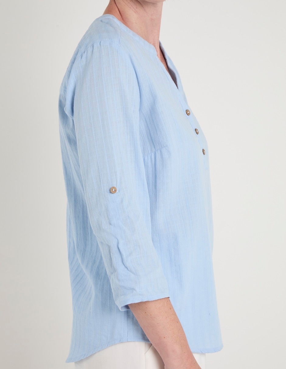 Blusa manga 3/4 para mujer 7