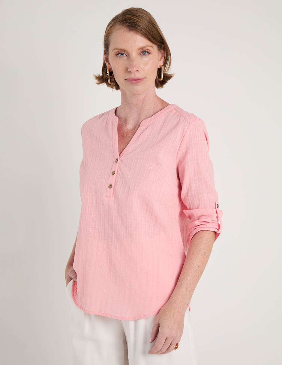 Blusa manga 3/4 para mujer