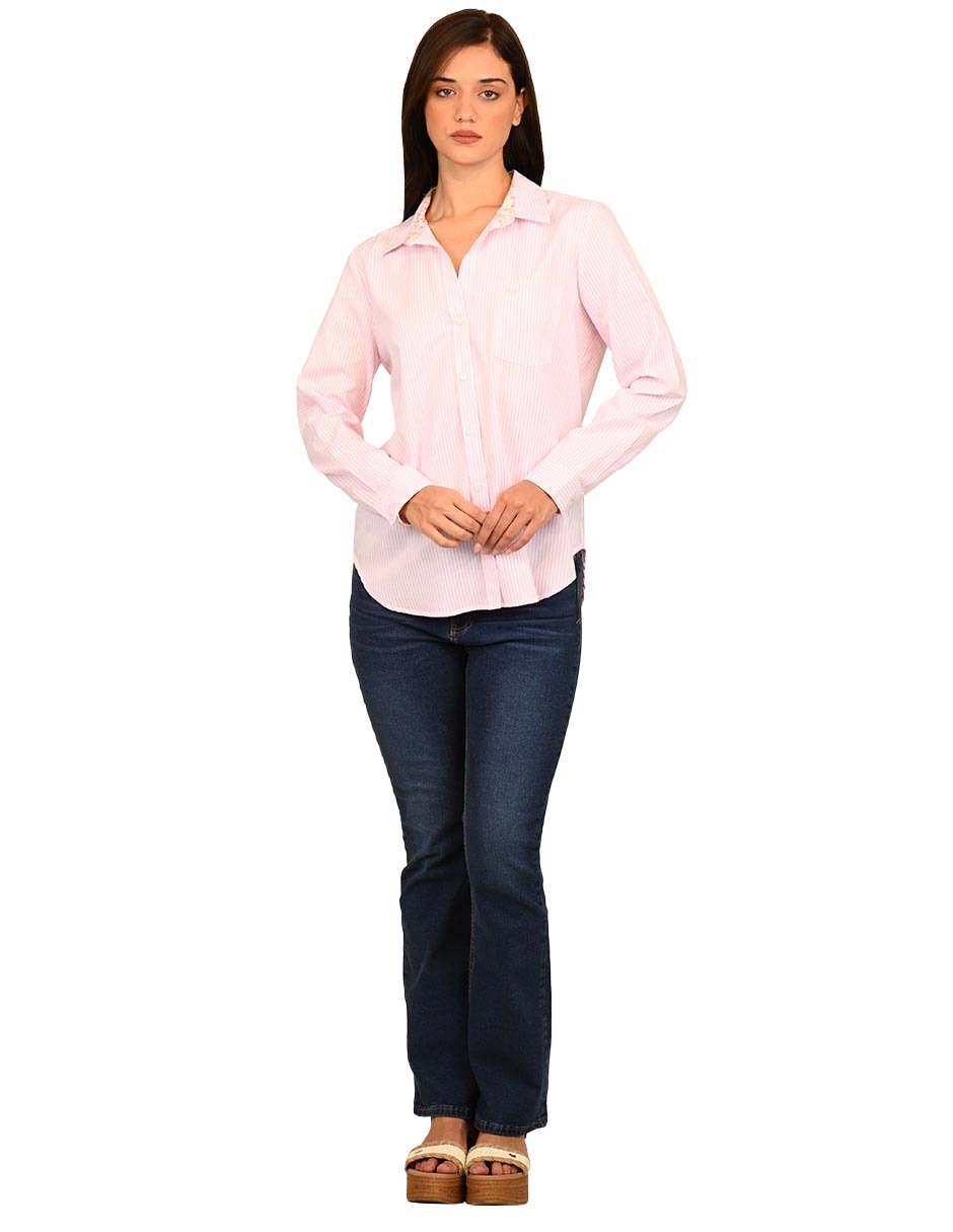 BLUSA FERRIONI M28605 M/L CAM, G, ROSA