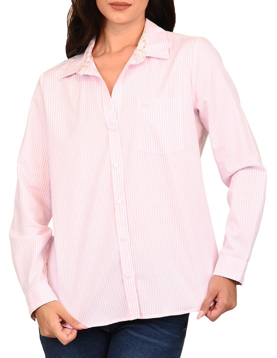 BLUSA FERRIONI M28605 M/L CAM, G, ROSA