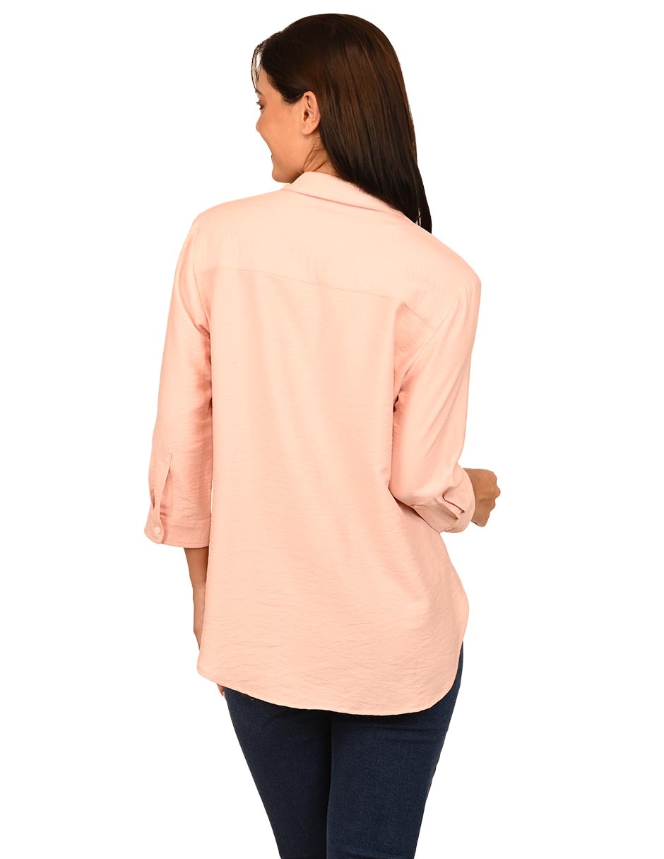 BLUSA FERRIONI M28618 REGUL, M, SALMÓN