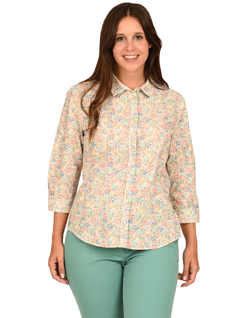 Blusa manga 3/4 para mujer