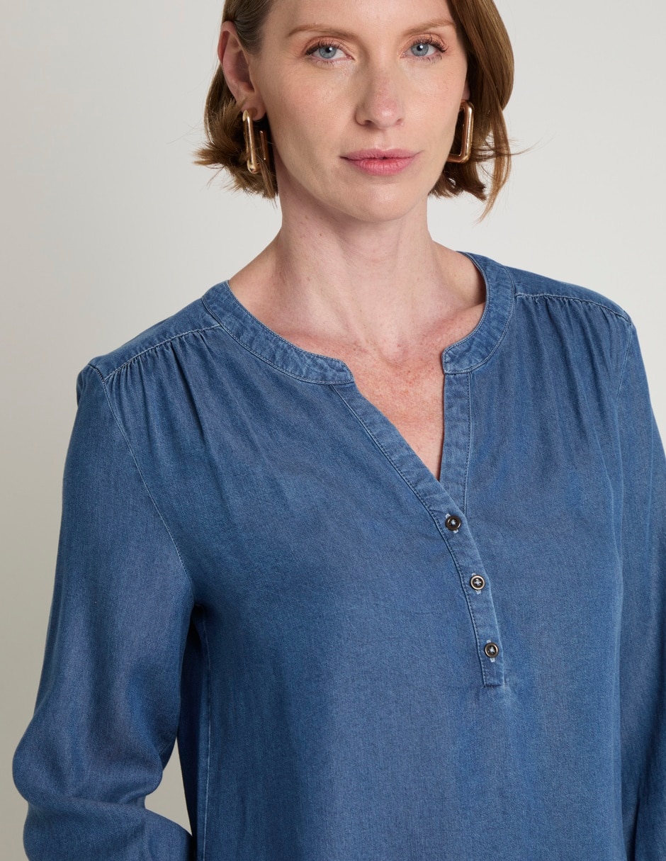 Blusa manga 3/4 para mujer 4