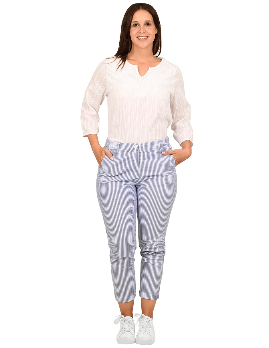 PANTALON FERRIONI M286, 5, AZUL MARINO