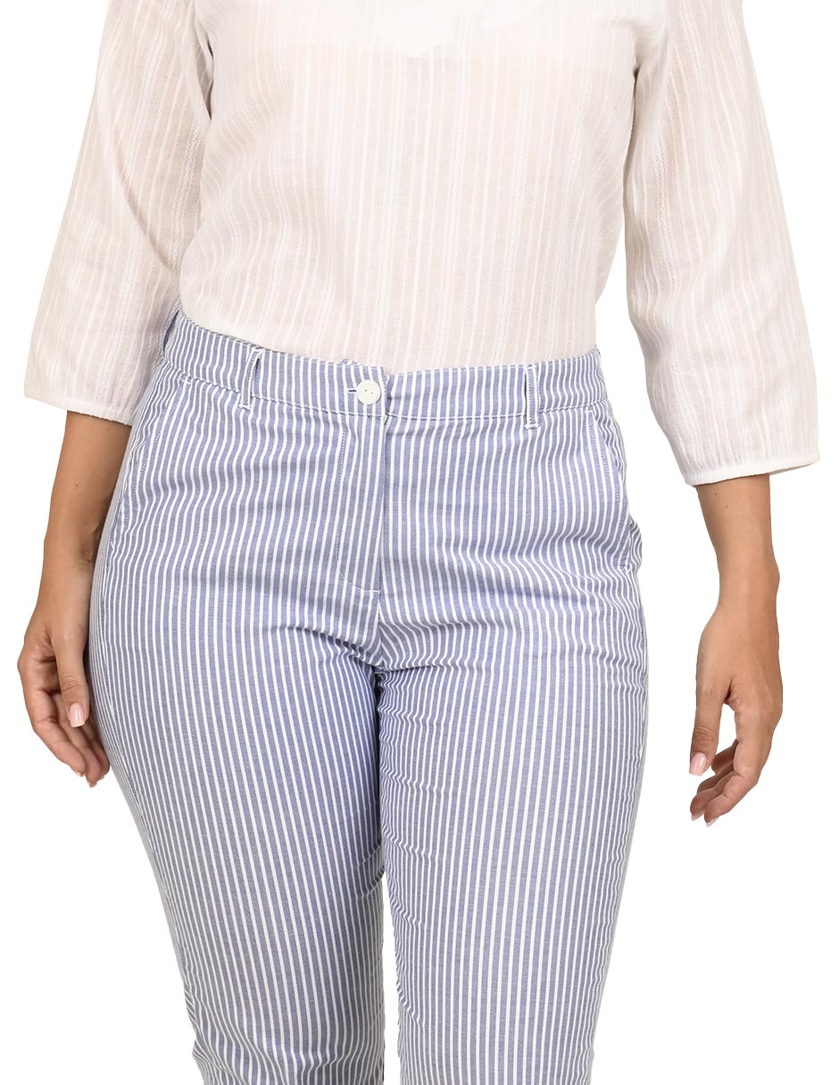 PANTALON FERRIONI M286, 5, AZUL MARINO
