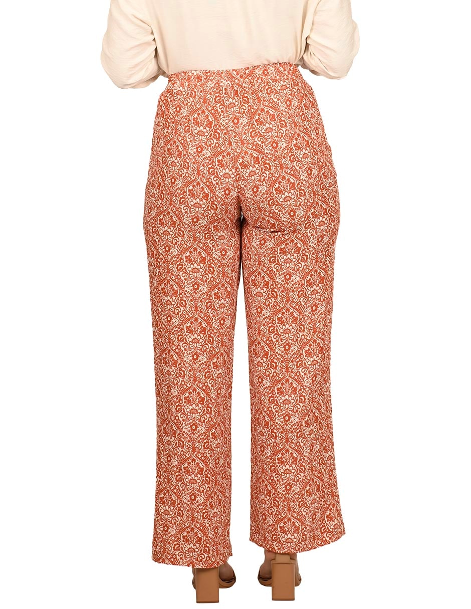 Pantalón acampanado amplio para mujer 3