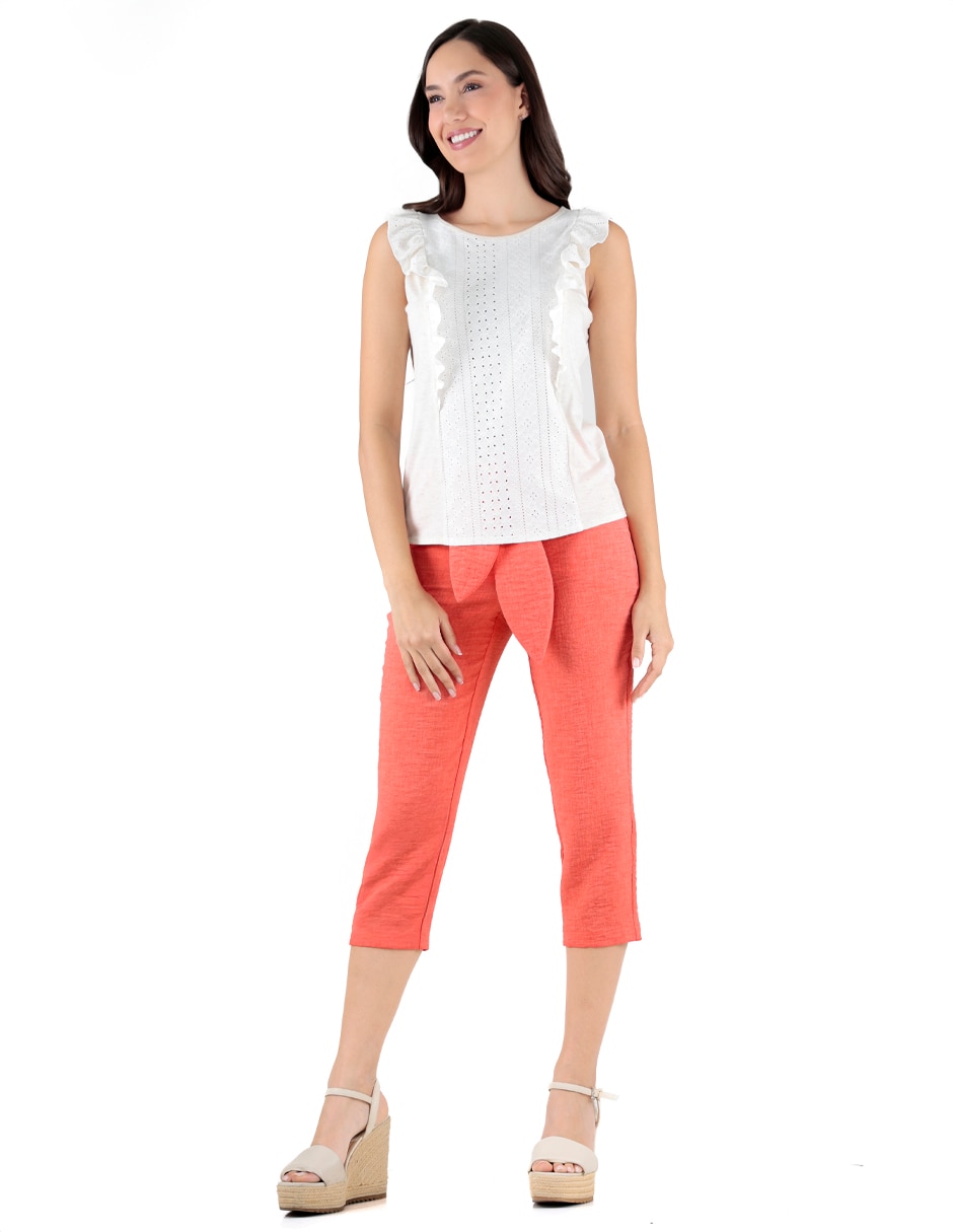 Blusa sin manga para mujer 3