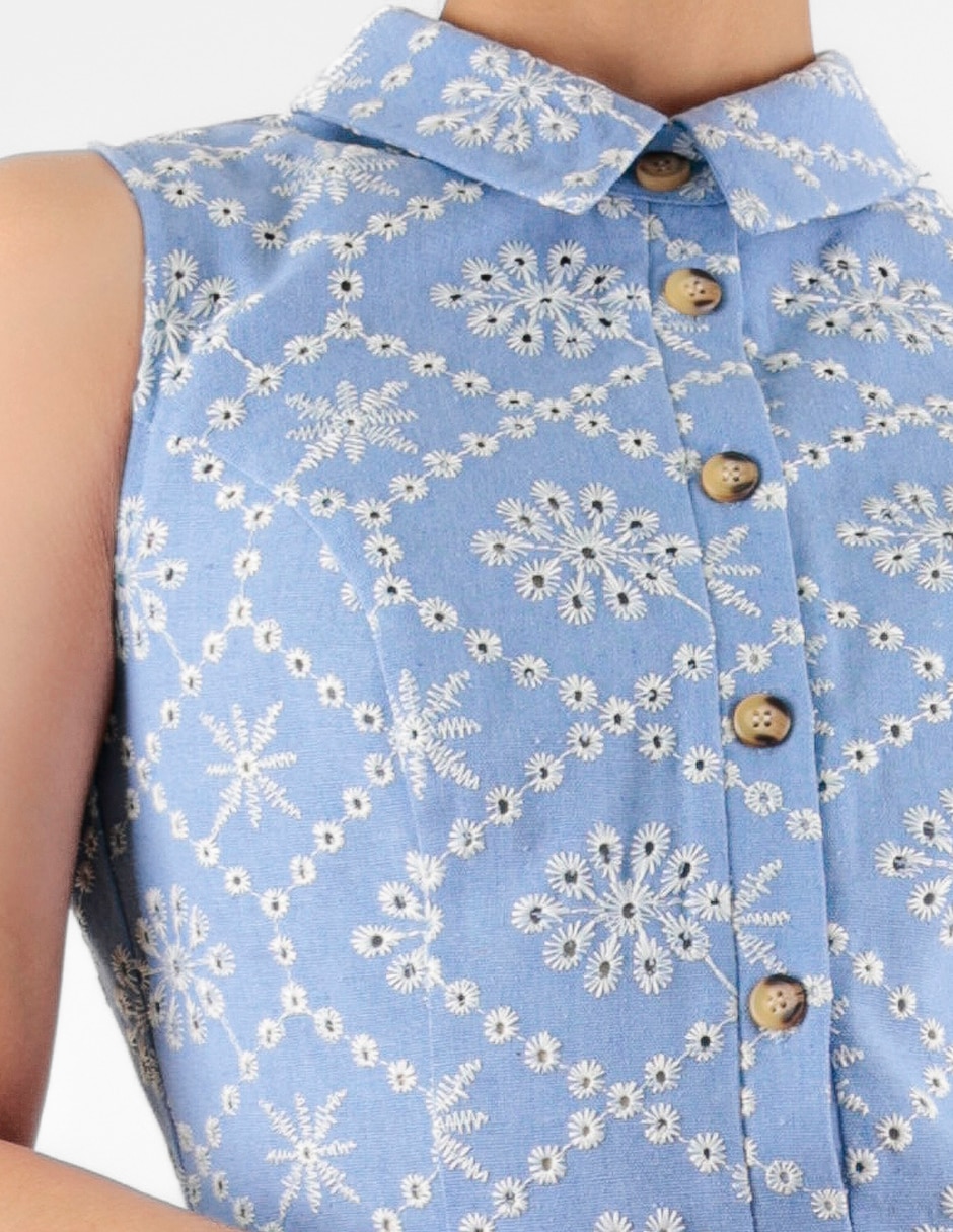Vestido a la rodilla casual para mujer 4