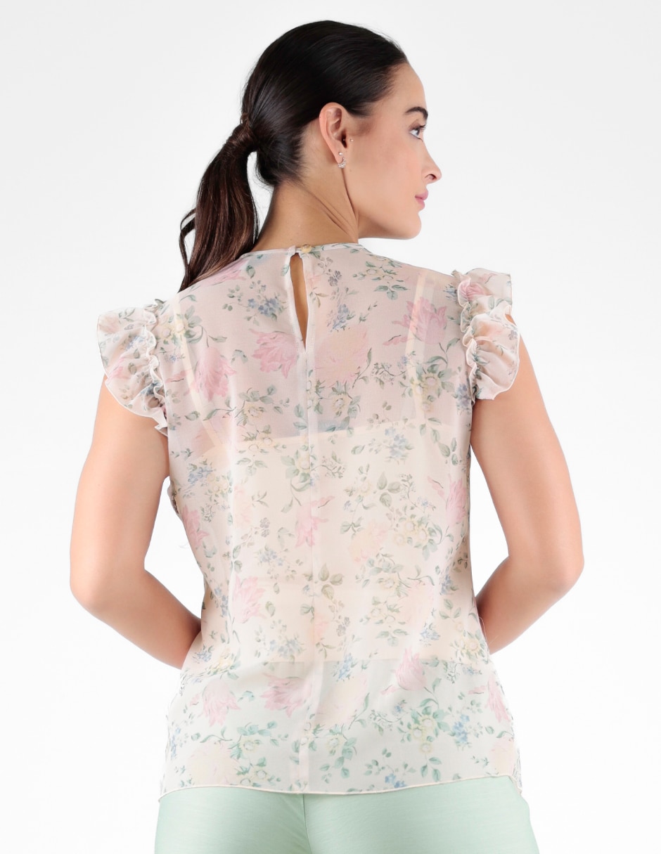 Blusa manga corta para mujer 2