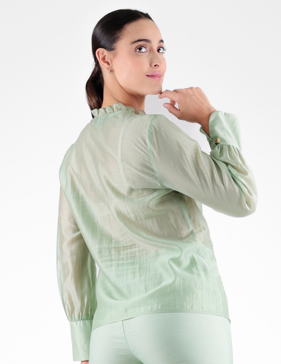 Blusa manga larga para mujer 2