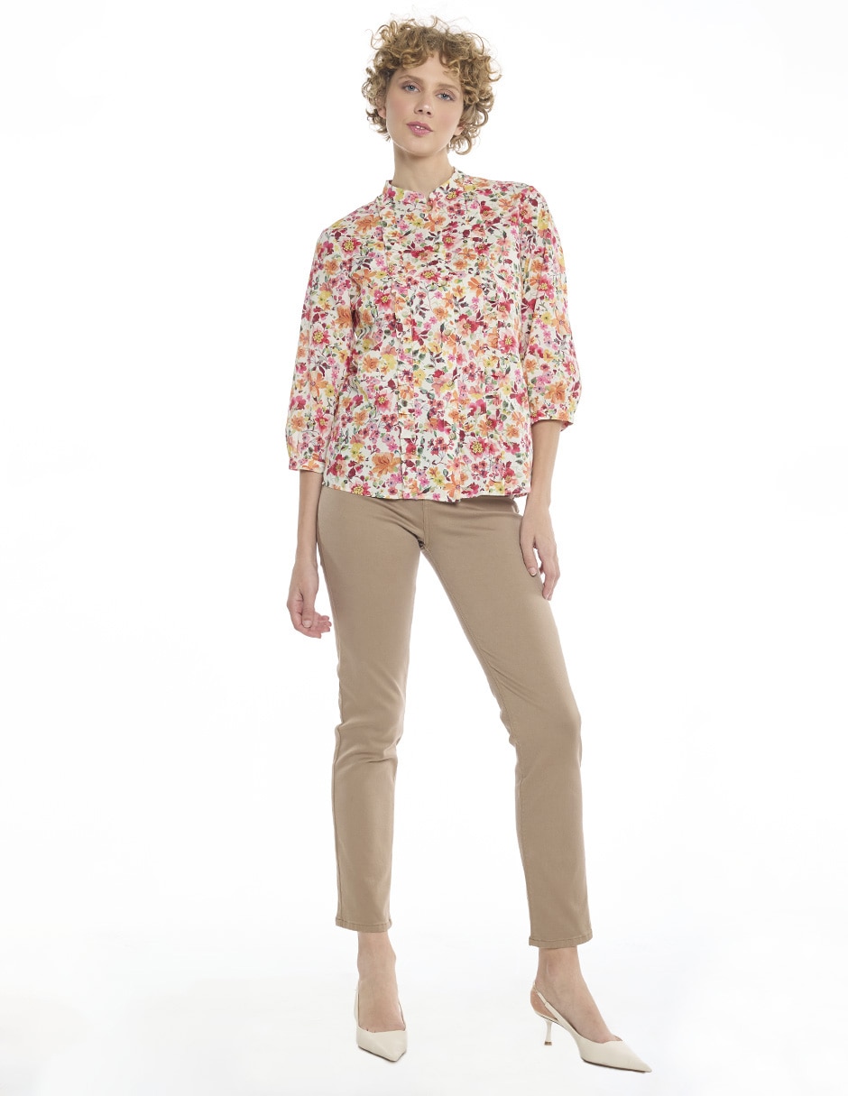 Blusa Reina manga 3/4 para mujer 5