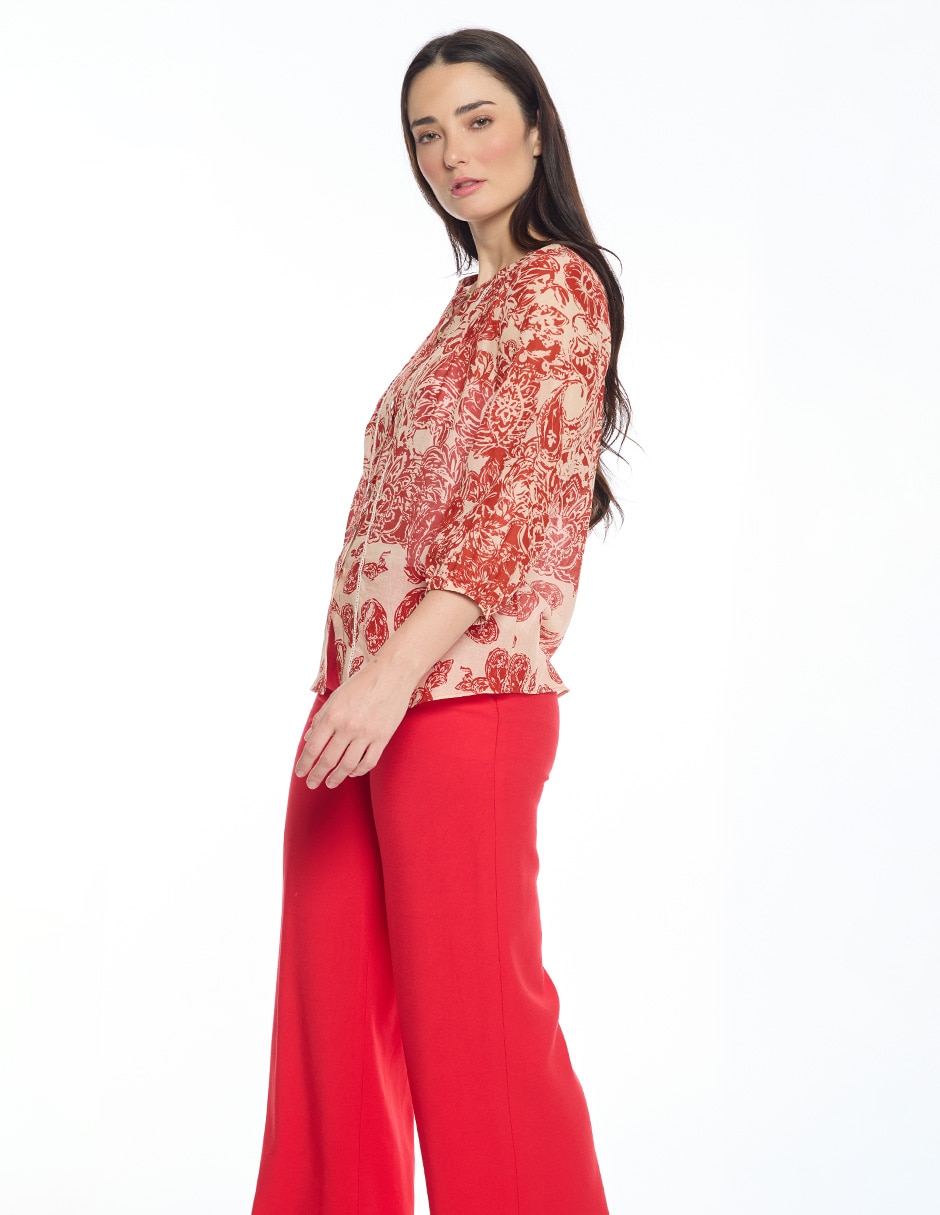 Blusa manga 3/4 para mujer 2