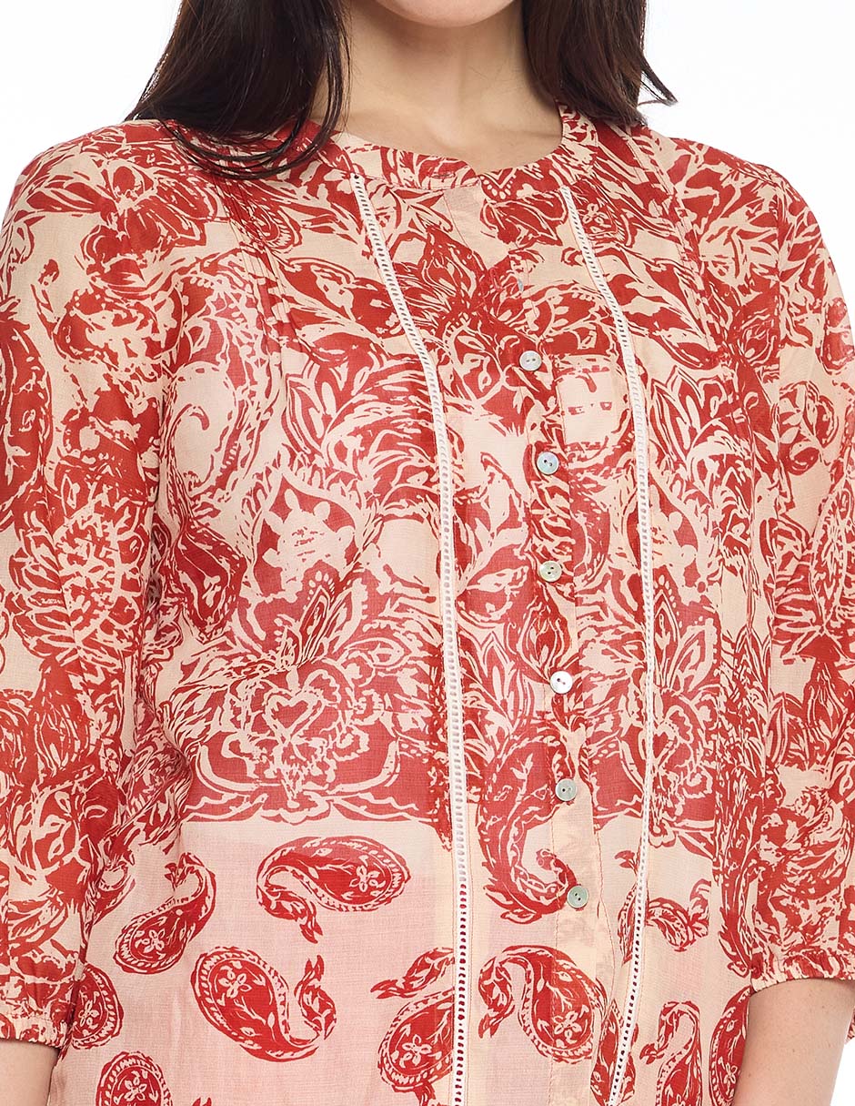 Blusa manga 3/4 para mujer 4