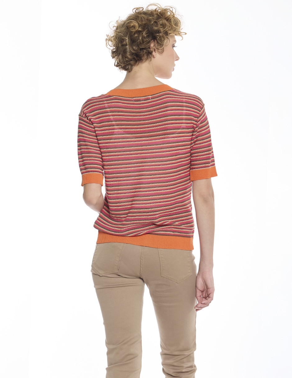 Blusa Reina manga al codo para mujer 4