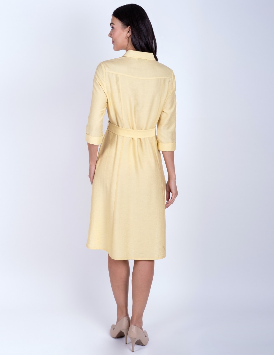 Vestido a la rodilla casual para mujer 4