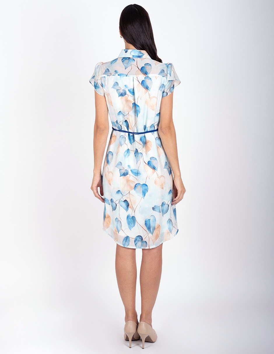 Vestido a la rodilla casual para mujer 4
