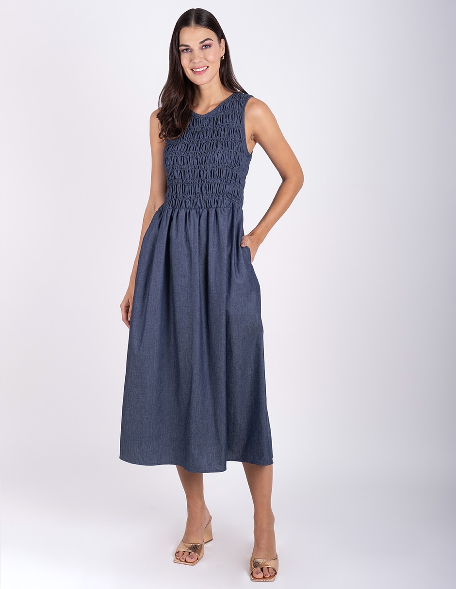 Vestido midi casual para mujer 2