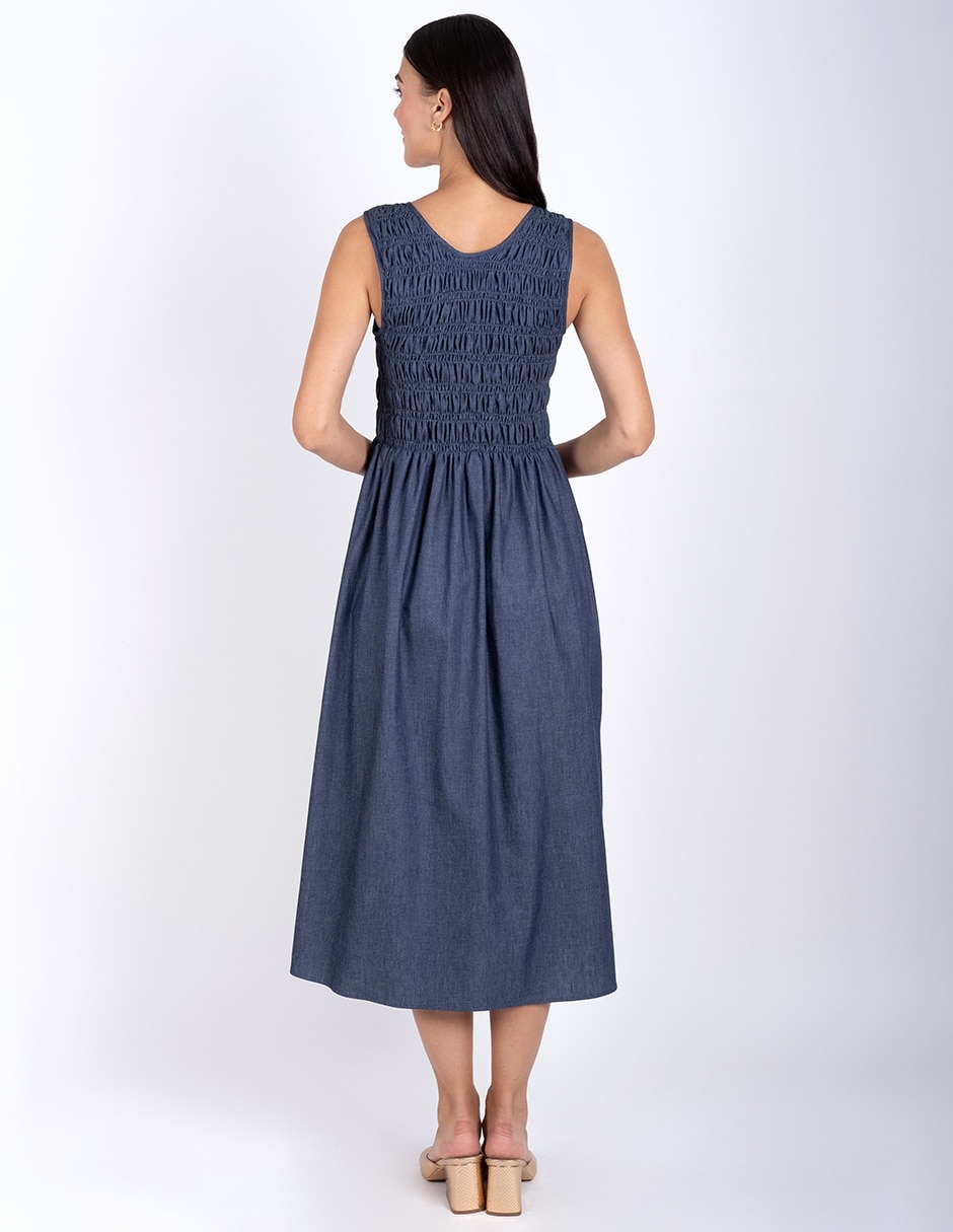 Vestido midi casual para mujer 4