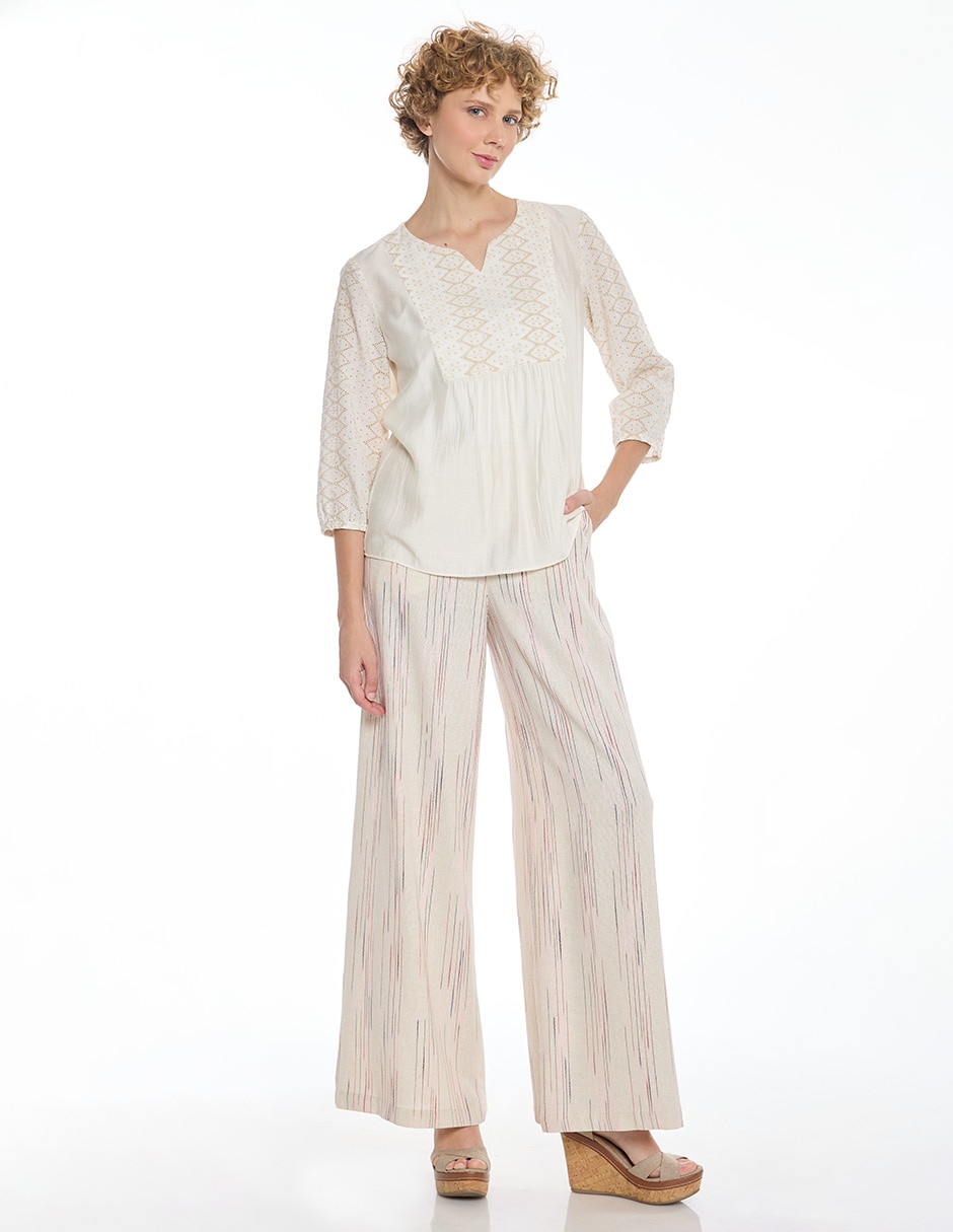 Blusa manga 3/4 para mujer 2