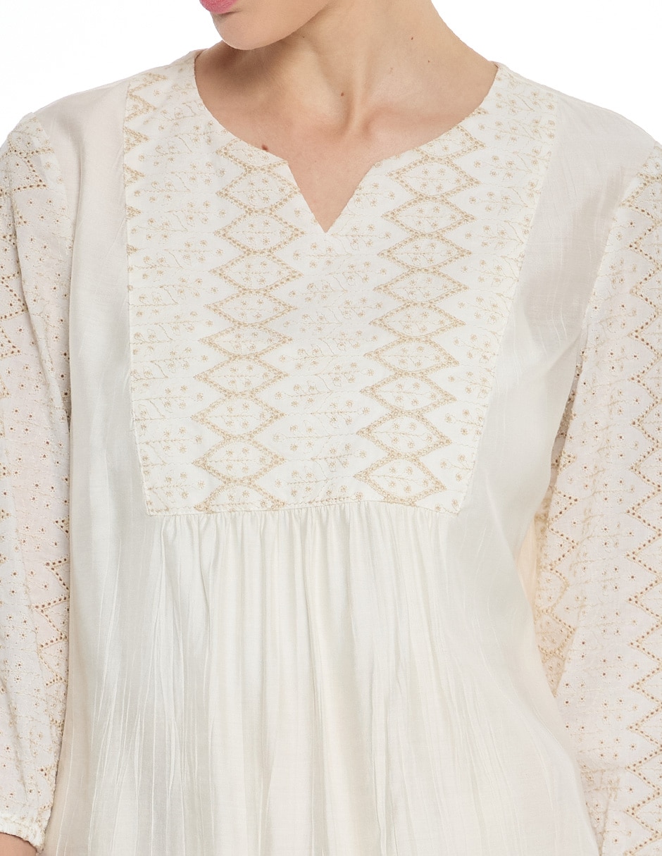 Blusa manga 3/4 para mujer 5