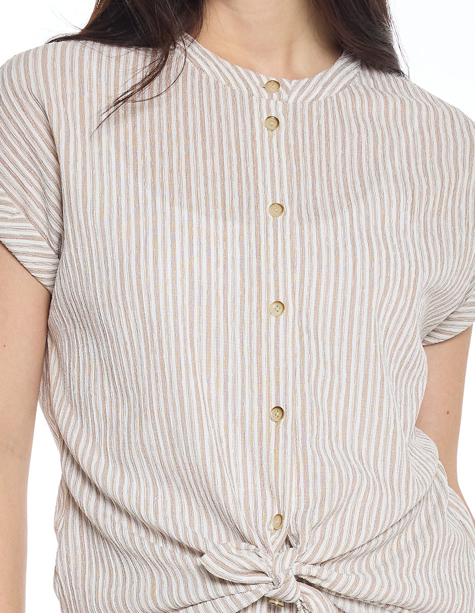 Blusa manga corta para mujer 5