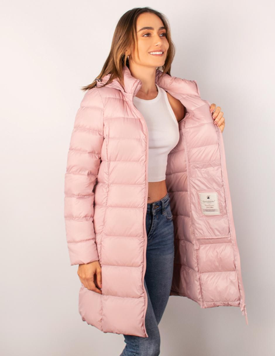 "chamarra" capitonada greenlander no impermeable "de" poliéster "para mujer"