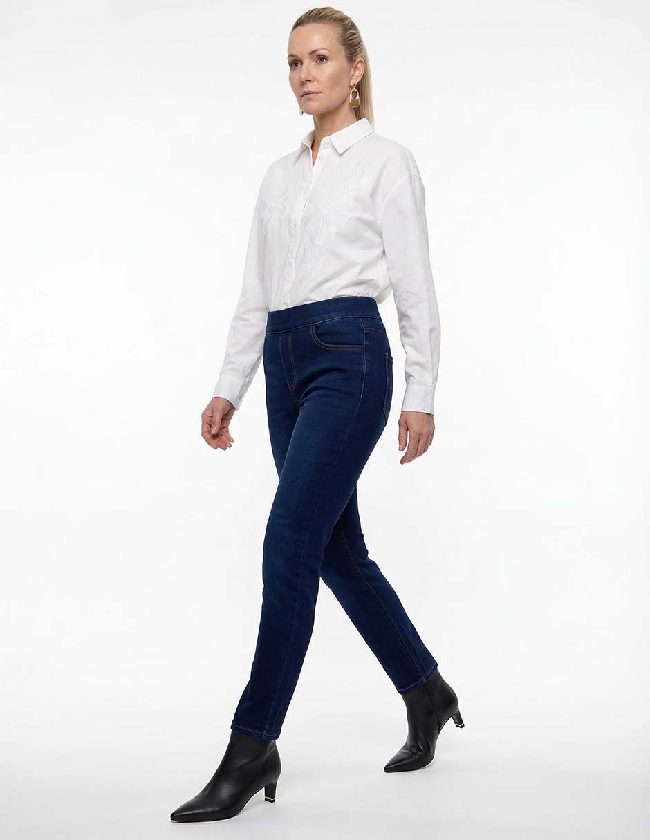 Jeans skinny cintura alta para mujer 3