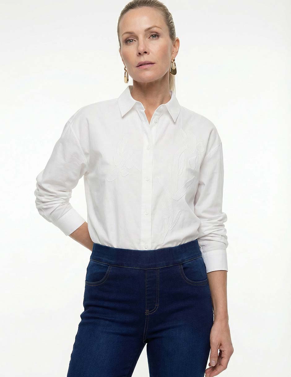 Jeans skinny cintura alta para mujer 4