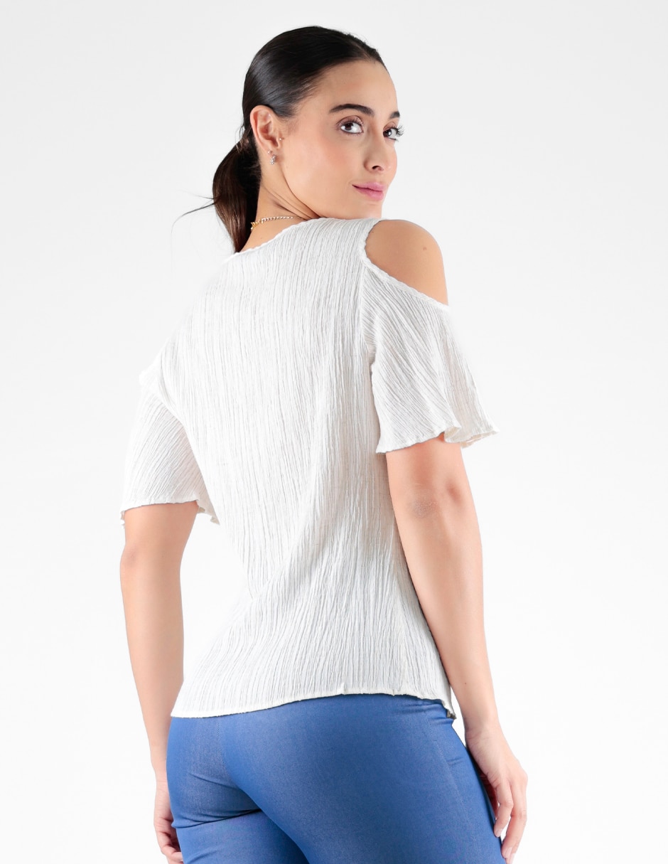 Blusa manga corta para mujer 2