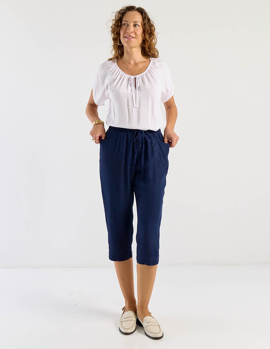 Pantalón capri regular para mujer 2