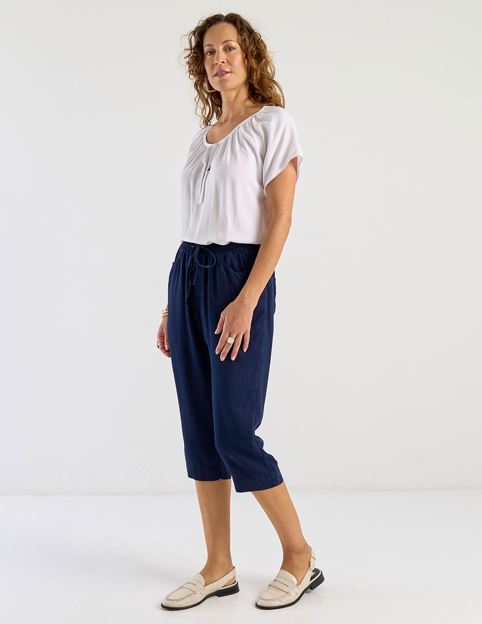 Pantalón capri regular para mujer 3