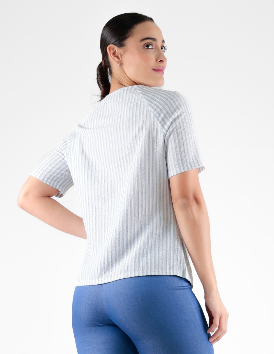 Blusa manga corta para mujer 2