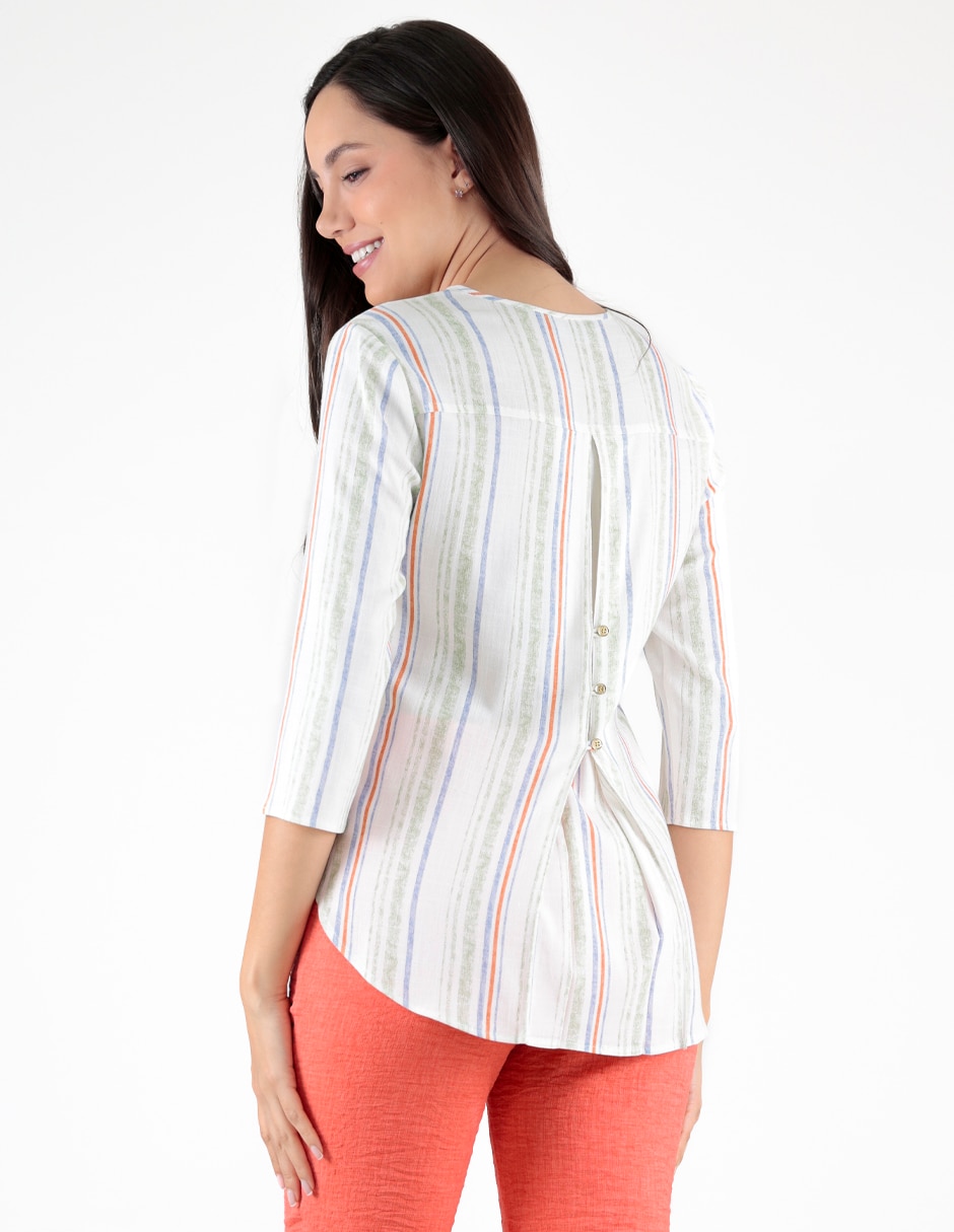 Blusa manga 3/4 para mujer 2