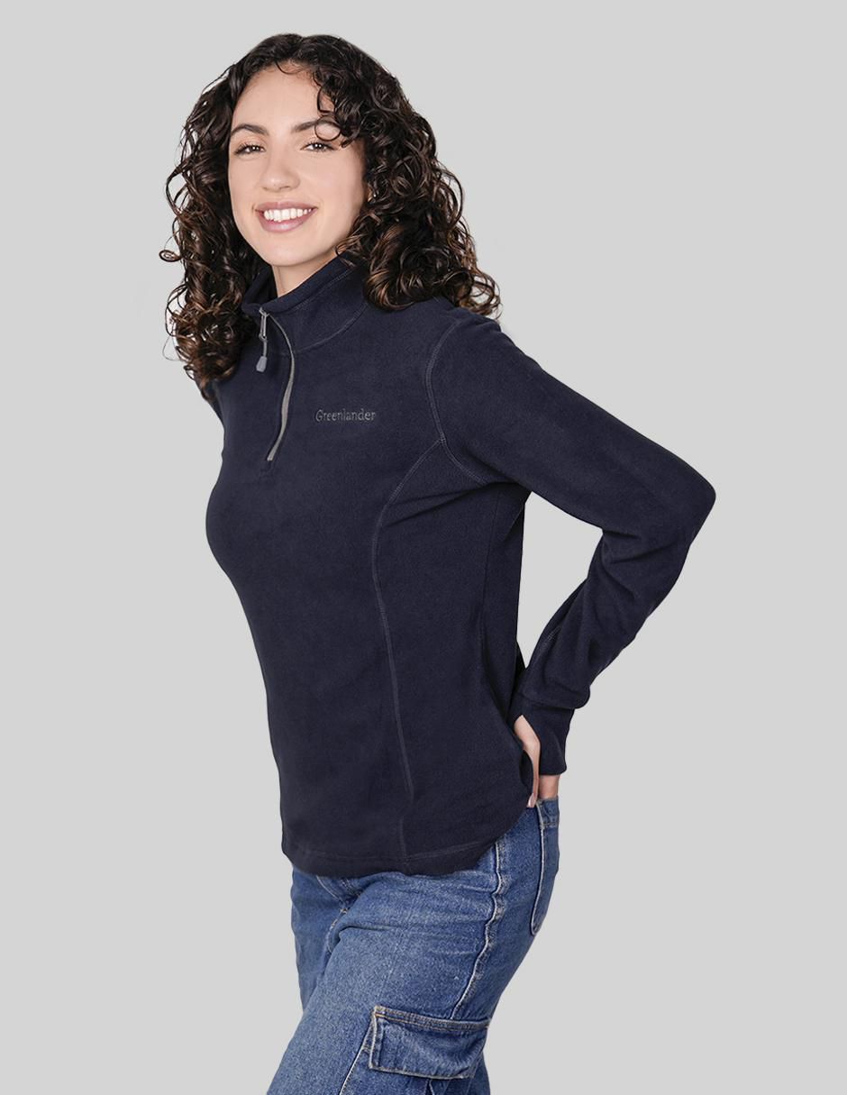 Sudadera con abertura Greenlander para mujer