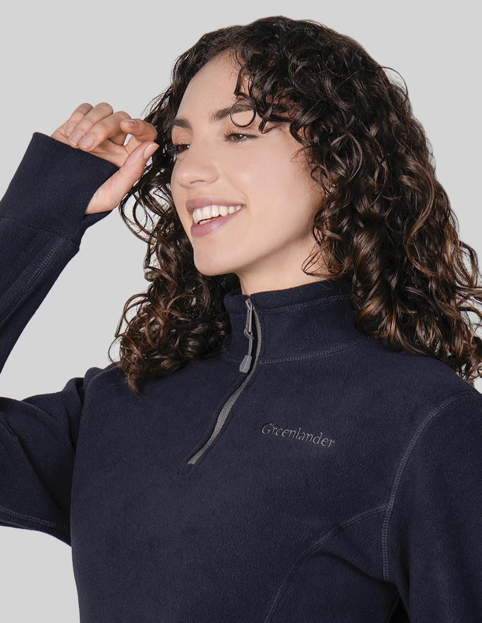 Sudadera con abertura Greenlander para mujer