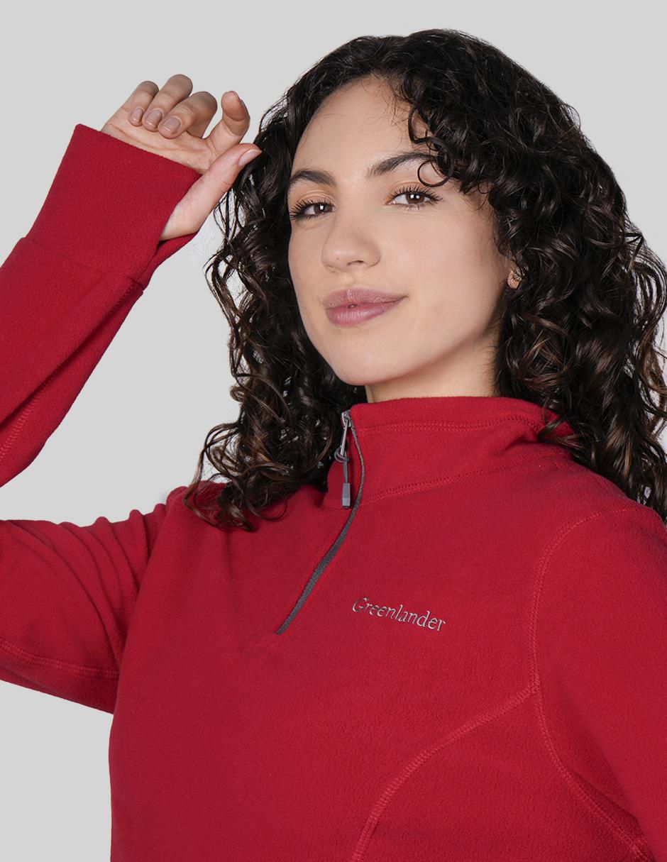 Sudadera con abertura Greenlander para mujer