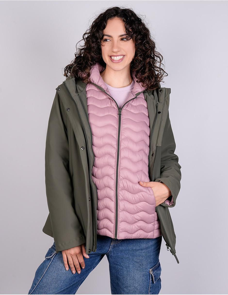 "chamarra" acolchada greenlander sin familia o colección no impermeable "de" poliéster "para mujer"