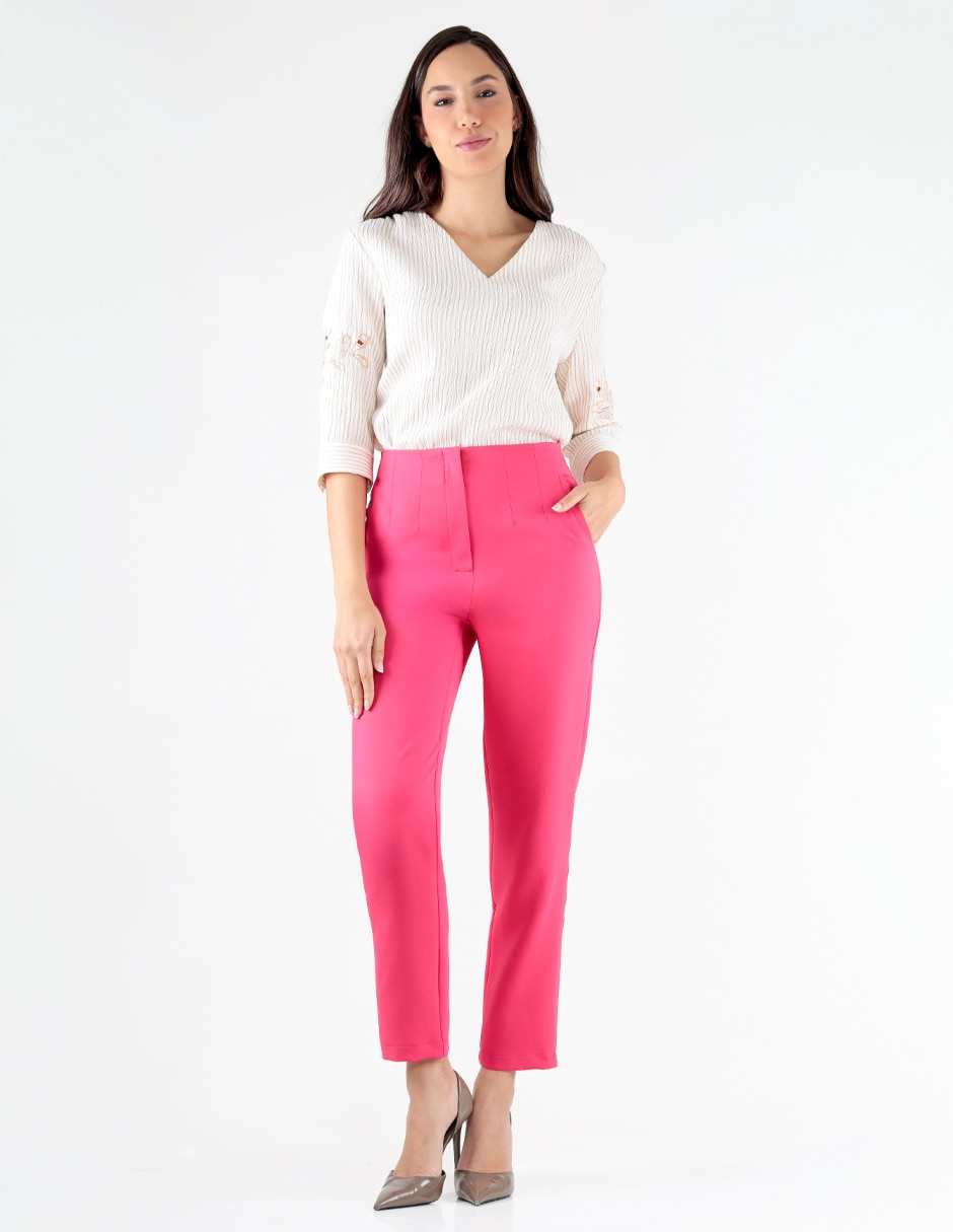 Pantalón de vestir regular para mujer 3