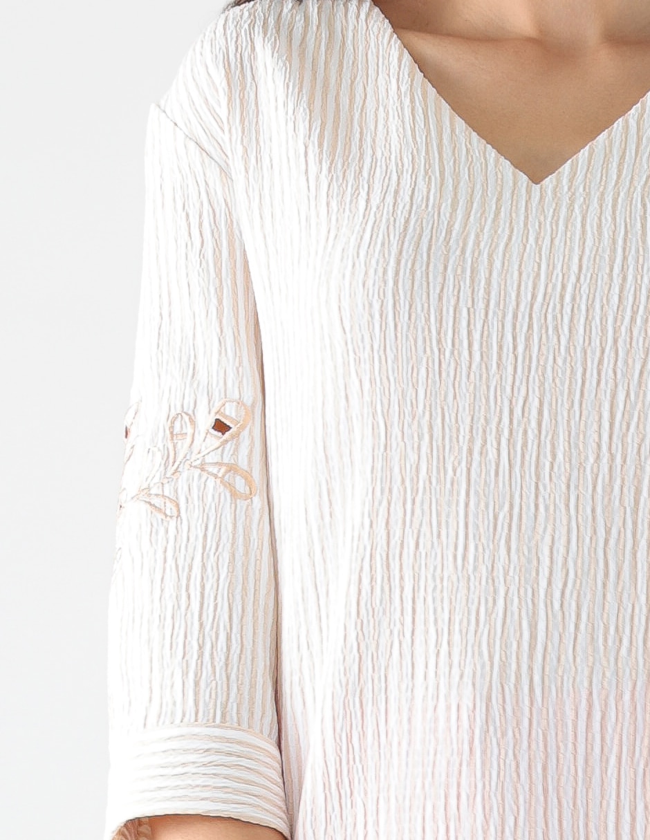 Blusa manga 3/4 para mujer 4
