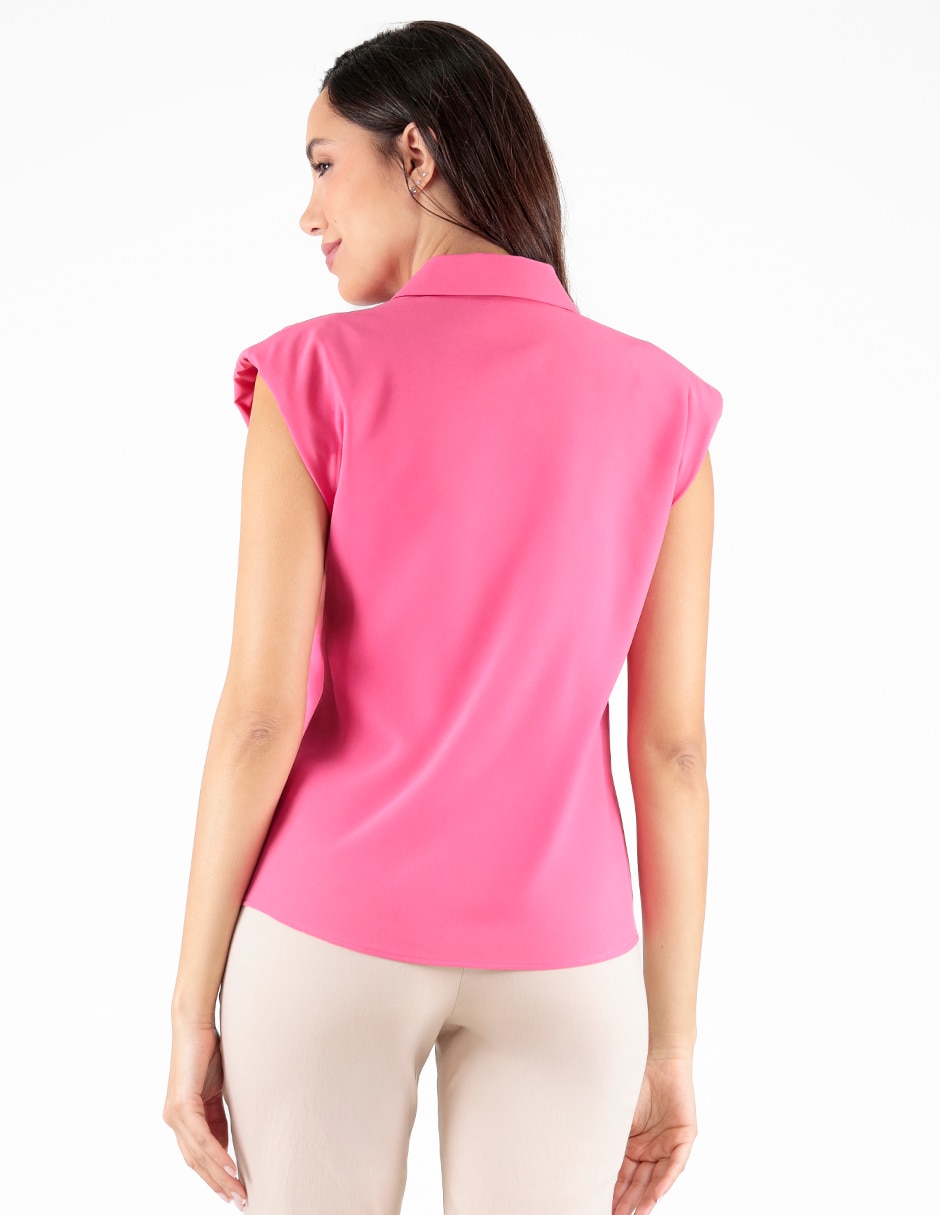 Blusa sin manga para mujer 2