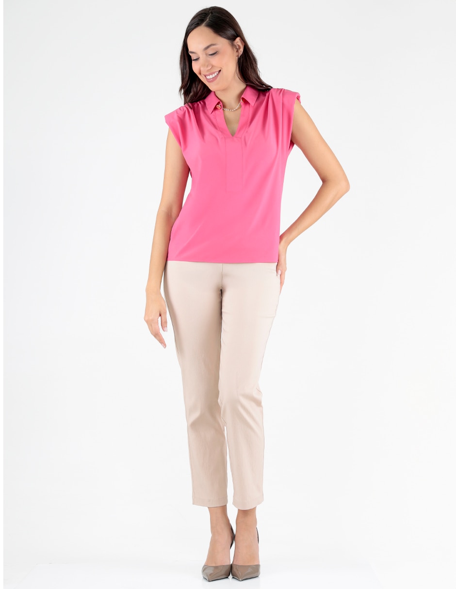 Blusa sin manga para mujer 3