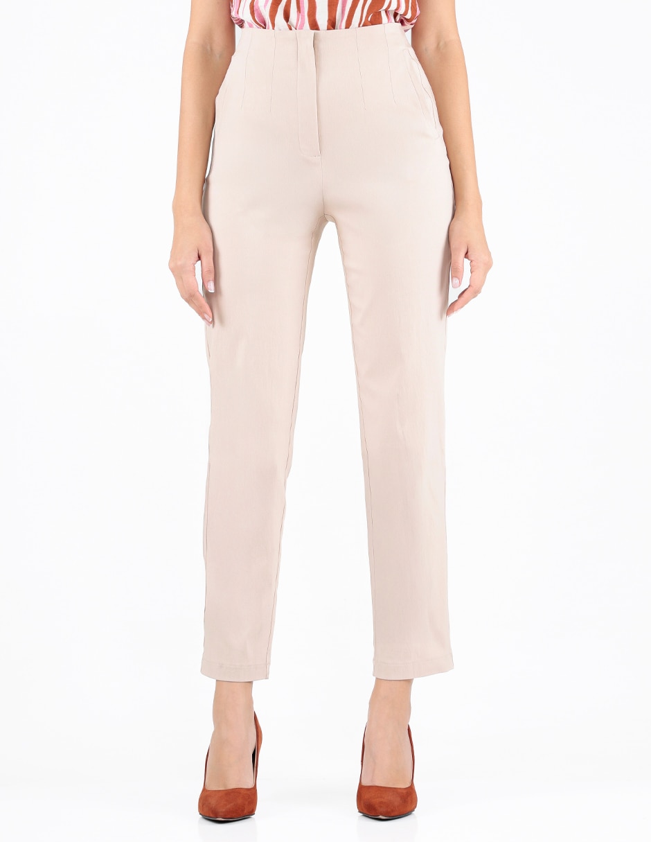 Pantalón de vestir regular para mujer