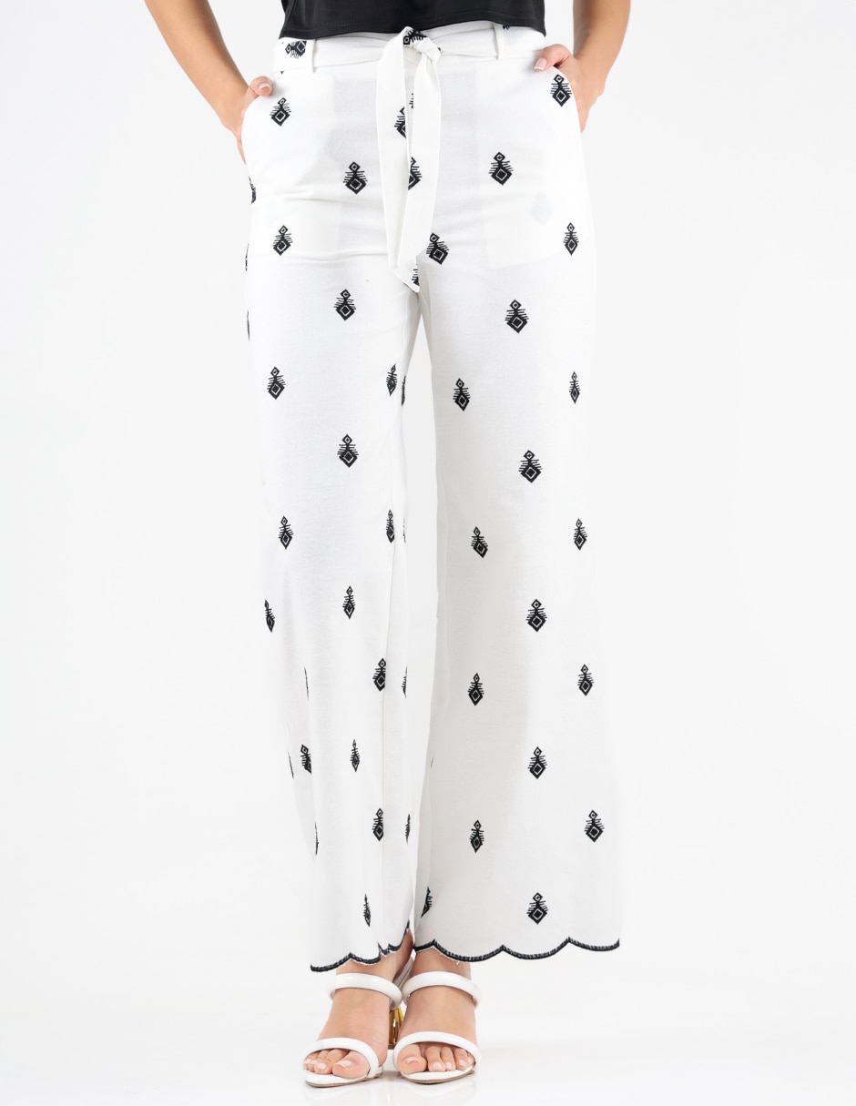 Pantalón regular para mujer