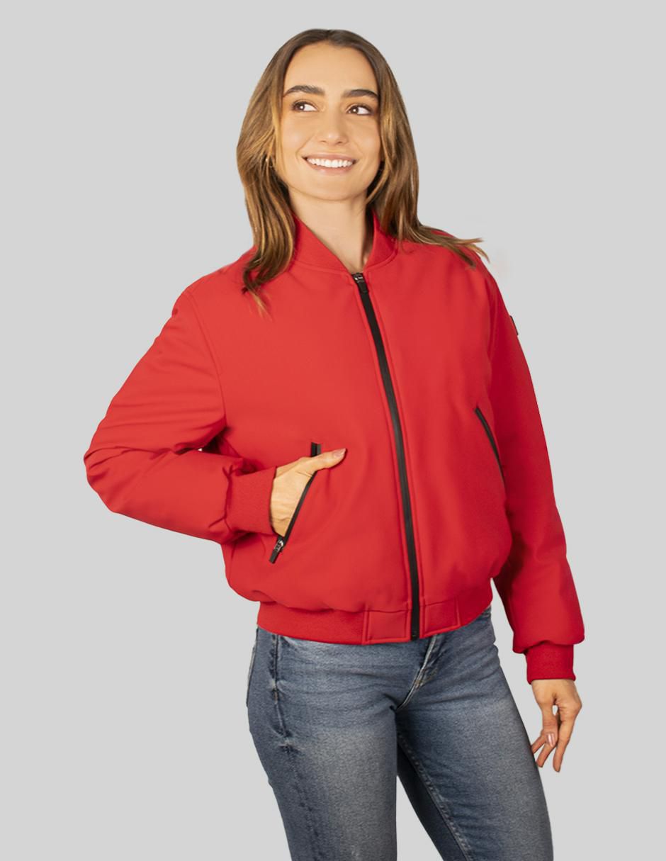 "chamarra" bomber greenlander sin familia o colección no impermeable "de" poliéster "para mujer"