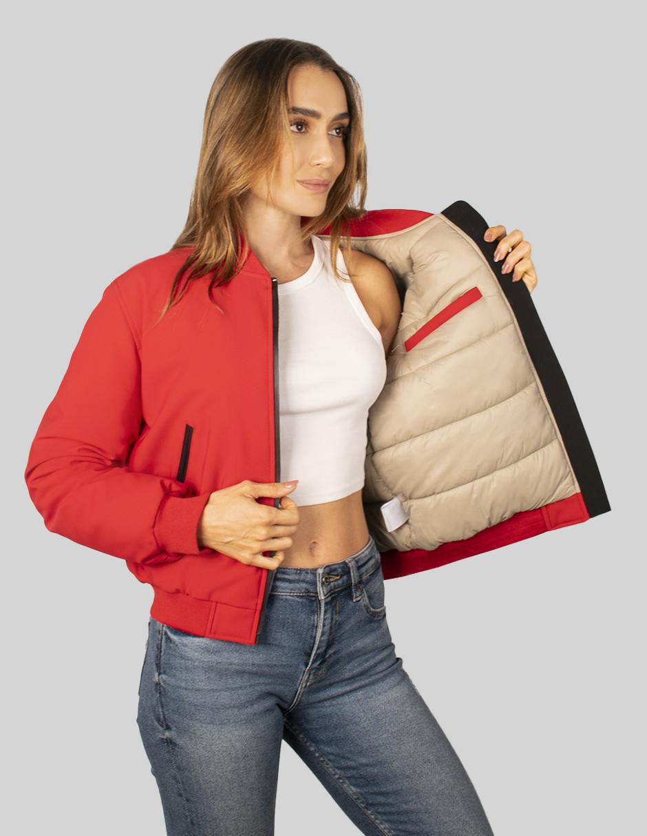 "chamarra" bomber greenlander sin familia o colección no impermeable "de" poliéster "para mujer"