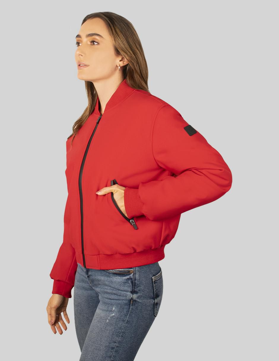"chamarra" bomber greenlander sin familia o colección no impermeable "de" poliéster "para mujer"